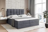 ALTDECOR Boxbett RICAR (mit Matratze Lattenrost Topper Polsterbett mit...