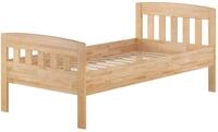 ERST-HOLZ Massivholzbett Seniorenbett Einzelbett G&auml;stebett Buche massiv 100 x...