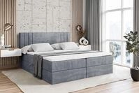 ALTDECOR Boxbett IDRIKO (Multipocket-Matratze H4, H3 Matratze Bonellfederung,...