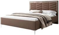 Lookway Polsterbett AURORA II mit Bettkasten (mit Metallgestell), mit...