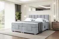 ALTDECOR Boxspringbett AMEL EL (mit Matratze Lattenrost Topper Polsterbett mit