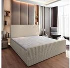 Masseno Boxbett BRENTO 180x200 cm mit Bonell Matratze und Topper