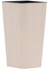 Siena Garden Pflanzk&uuml;bel Pflanzgef&auml;&szlig;e NIZZA GROOVE creme Rillenoptik, 35 x 35 x 68