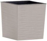 Siena Garden Pflanzk&uuml;bel Pflanzgef&auml;&szlig;e NIZZA GROOVE creme Rillenoptik, 25 x...