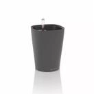Lechuza&reg; Blumentopf Deltini Premium, Komplettset basaltgrau matt