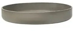 VIVANNO Pflanzschale Fiberglas ORYVEN Schale - Betongrau Beton-Design (1 St),...