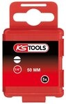 KS Tools Schlitz-Bit, 5 St&uuml;ck, 1/4", 50 mm, 9 mm, 5er Pack