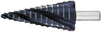 Exact Universalbohrer, Stufenbohrer HSS TiAlN 4-fach Spiralnute 4-20 mm