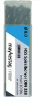Alpen Metallbohrer Alpen 0060100065100 HSS Spiralbohrer 0.65 mm Gesamtl&auml;nge 26...