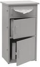 MCW Paketbriefkasten MCW-O51-3 (1-St), Zus&auml;tzliche Sicherung durch Kabel und