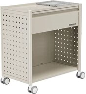 SpeaKa Professional Rollcontainer Rollcontainer Hellbraun (B x H x T) 30 x 54.5...