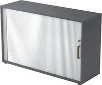 HAMMERBACHER Aktenschrank Rolladenschrank 2 OH BxTxH 120x40x74,8cm Griff SG
