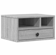 vidaXL Druckertisch Druckerst&auml;nder Grau Sonoma 40x32x22,5 cm Holzwerkstoff