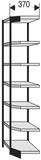 KERKMANN Regal B&uuml;ro-Regal Progress 2000 Eckfeld HxBxT 2600x970x/505x600mm 7...