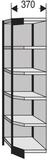 KERKMANN Regal B&uuml;ro-Regal Progress 2000 Eckfeld HxBxT 2250x870x/505x500mm 6...