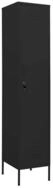 vidaXL F&auml;cherschrank Schlie&szlig;fachschrank Schwarz 35x46x180 cm Stahl (1-St)