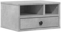 vidaXL Druckertisch Druckerst&auml;nder Betongrau 40x32x22,5 cm Holzwerkstoff