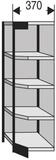 KERKMANN Regal B&uuml;ro-Regal Progress 2000 Eckfeld HxBxT 1900x970x/505x600mm 5...