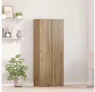 vidaXL Aktenschrank B&uuml;roschrank Artisan-Eiche 70 x 32 x 77.5 cm Holzwerkstoff