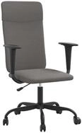 vidaXL B&uuml;rostuhl B&uuml;rostuhl H&ouml;henverstellbar Dunkelgrau Stoff (1 St)