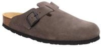 Rohde GRADO Clog Hausschuh, Sommerschuh mit Softfu&szlig;bett grau 40 EU