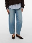 Vero Moda High-waist-Jeans VMBILLIE HR BARREL ANK JEANS LI3151 NOOS Baumwolle,...