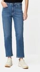 camel active Straight-Jeans Straight Fit Jeans Markenlabel