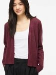 Vila Cardigan VIRIL SHORT L/S KNIT CARDIGAN-NOOS Materialmix, regular fit