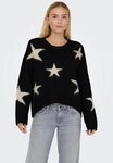 ONLY Strickpullover ONLAZU LS STAR O-NECK KNT