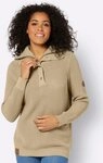 Witt Strickpullover Troyer-Pullover Langarm Rippoptik