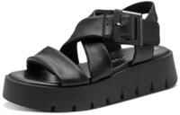 MARCO TOZZI Keilsandalette, Plateau, Sommerschuh, Riemchensandale mit Feel