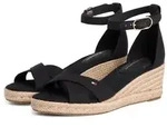 Tommy Hilfiger MID WEDGE ESPAD X CROSS Keilsandalette Sommerschuh,...