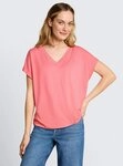 TOM TAILOR T-Shirt T-Shirt T-Shirt mit V-Ausschnitt