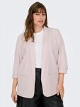 ONLY CARMAKOMA Kurzblazer CARELLY 3/4 LIFE BLAZER WVN Kunstfaser mit Stretch