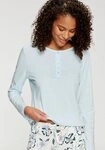 s.Oliver Pyjamaoberteil mit Knopfleiste