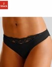 Nuance Slip (Packung, 2 St&uuml;ck) mit Spitzeneinsatz vorne