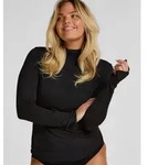 Hunkem&ouml;ller Pyjama super soft Turtleneck shirt with Cashmere schwarz L