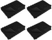 vidaXL Bett&uuml;berwurf Rutschfeste Decke aus Kunstkaninchenfell Olite 4 pcs...