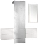 Vladon Garderoben-Set Carlton Set 3, (Wandgarderobe bestehend aus, ​ 1...