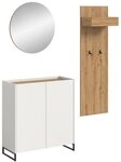 xonox.home Garderoben-Set Drive, (3tlg. Set inkl. Schuhkommode, Spiegel,