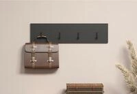 trendteam Garderobenhalter Esteban Wandgarderobe grau.