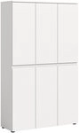 xonox.home Mehrzweckschrank in wei&szlig; inkl. Kleiderstange und Einlegeb&ouml;den B/H/T: 105