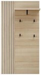 Innostyle Garderobenpaneel PISA, Riva Eiche Dekor, 1 Kleiderstange, 4 Haken, mit