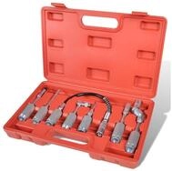 vidaXL Werkzeugset Adapter Fettpressen, 7 tlg. Set, Panzerschlauch