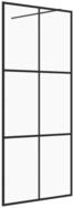 vidaXL Duschwand Duschwand f&uuml;r Begehbare Dusche mit Klarem ESG Glas 80x195 cm