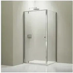 Bernstein Eckdusche NT604 FLEX 80x90 cm Chrom, BxT: 80x90 cm, Eckdusche Dreht&uuml;r