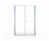 Glaszentrum Hagen Dusch-Pendelt&uuml;r Glaszentrum Hagen 125x195 cm Nischent&uuml;r