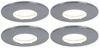etc-shop Einbauleuchte, LED-Leuchtmittel fest verbaut, Warmwei&szlig;, 4er Set LED...