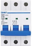 CHINT Schalter Chint 179877 NB1L Leitungsschutzschalter 3polig 6 A