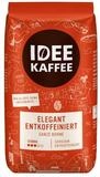 IDEE KAFFEE Kaffee, Idee Kaffee Elegant entkoffeiniert ganze Bohnen Packung 500g